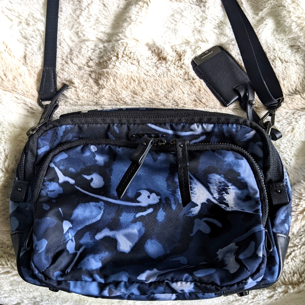 Tumi (troy) crossbody bag, multi blue